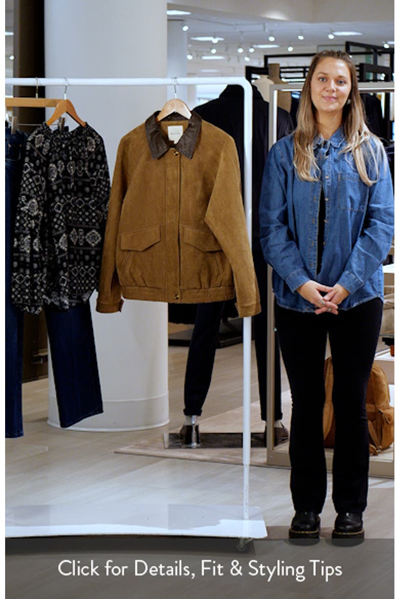 Faux Suede Chore Coat video