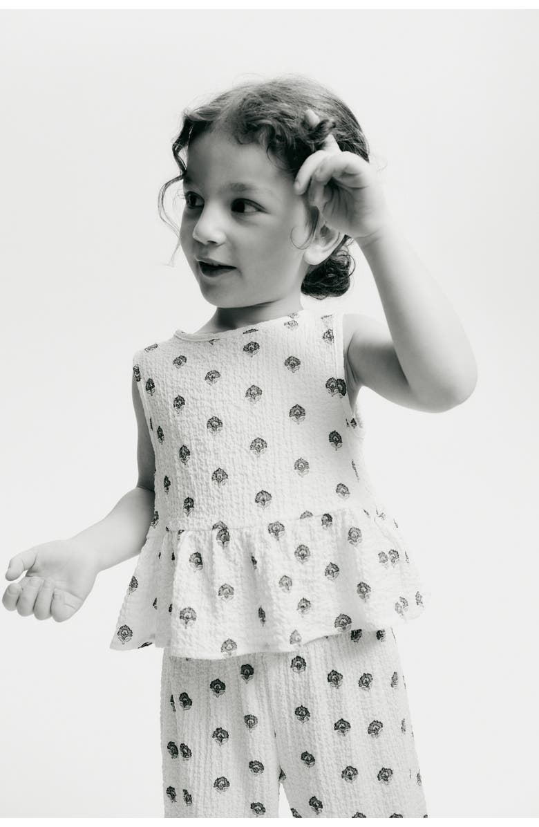 H&M 2-piece Crinkled Jersey Set, Alternate, color, 