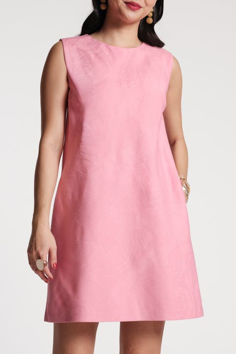 Lily Shift Dress Pink Parasol