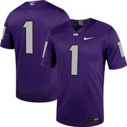 Nike Men's Nike #1 Purple TCU Horned Frogs Untouchable Football Jersey