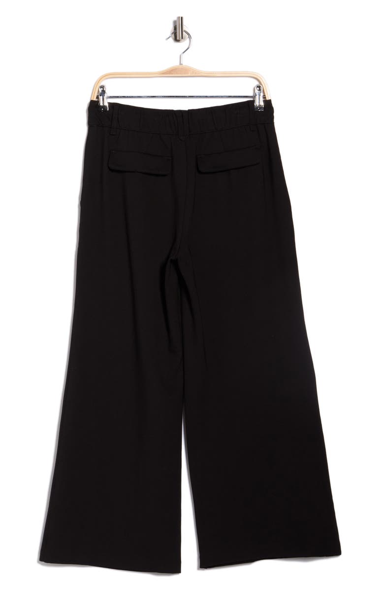Democracy AB Leisure Wide Leg Drawstring Pants, Alternate, color, Black
