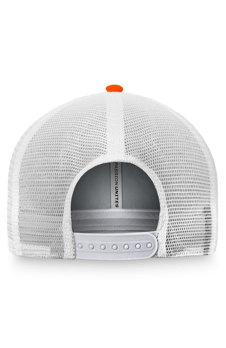 TOP OF THE WORLD Men's Top of the World Orange/White Oklahoma State Cowboys Breakout Trucker Snapback Hat, Alternate, color, 