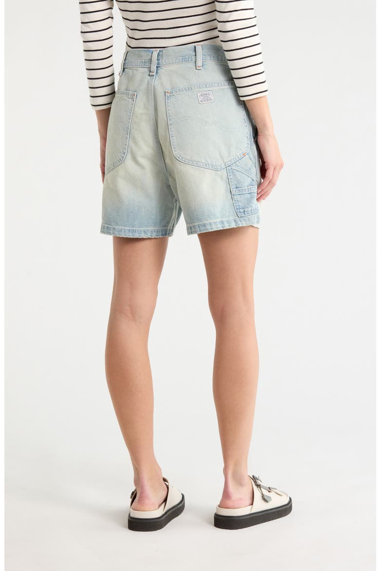 Denim Carpenter Shorts, Alternate, color, JINX BLUE
