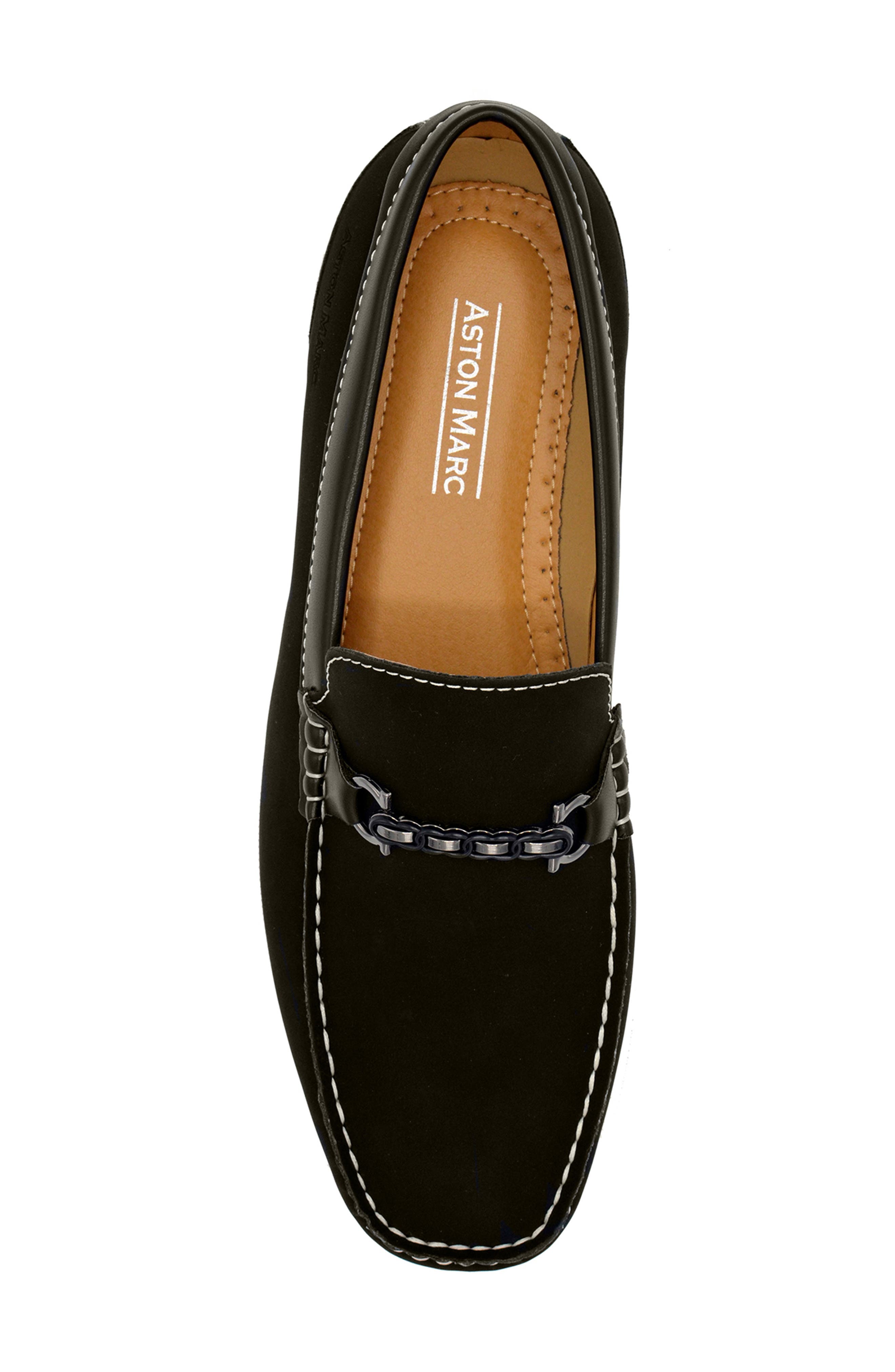 ASTON MARC Crosby Bit Loafer, Alternate, color, Black