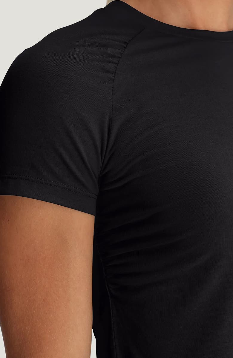 Free Fly Elevate Lightweight Crop T-Shirt, Alternate, color, Black