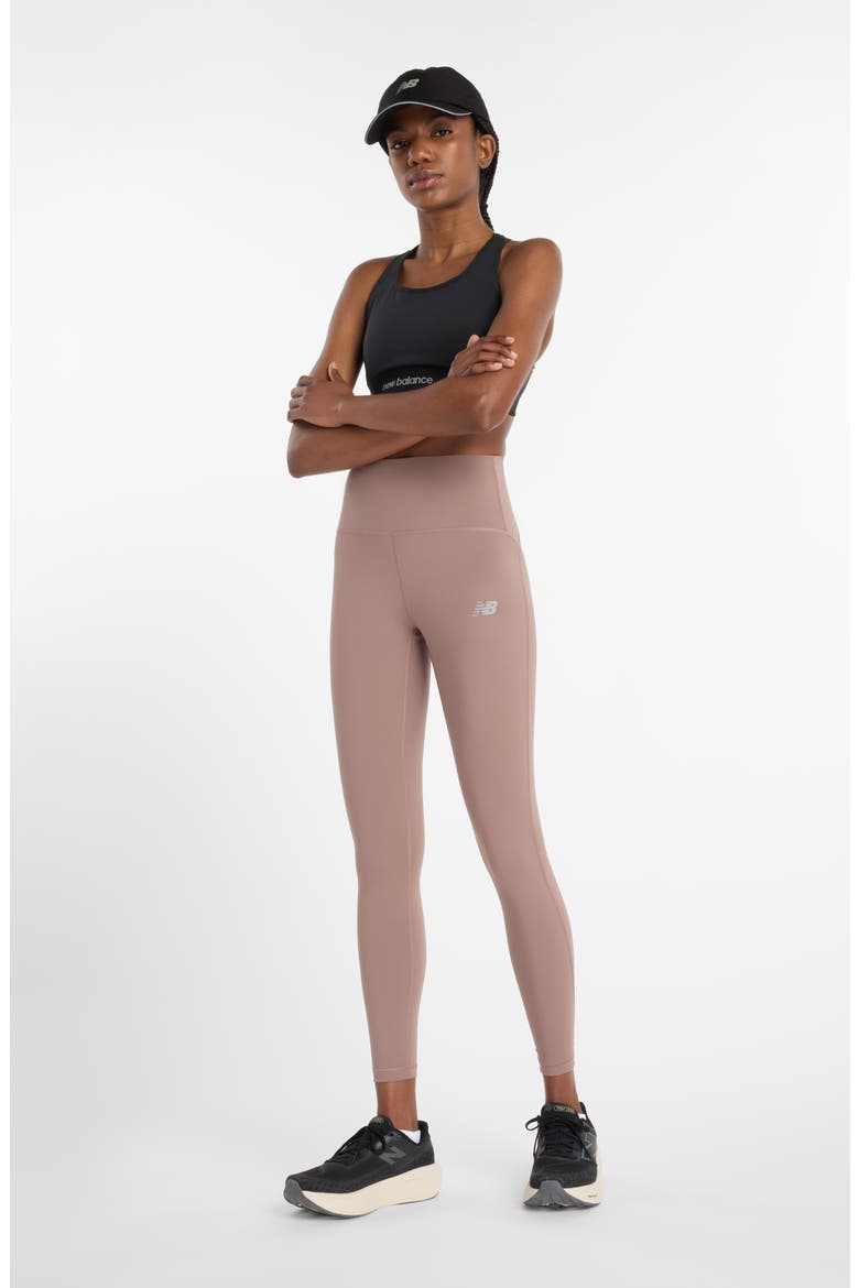 RC Performance High Waist Leggings, Alternate, color, BROWN