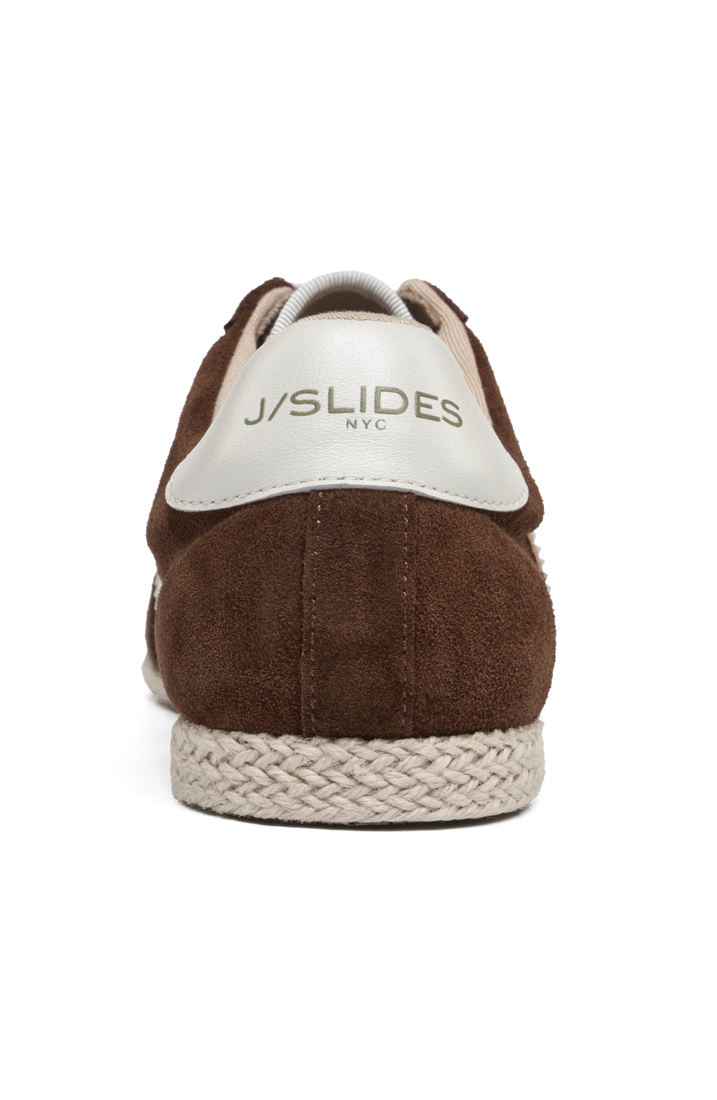 Pacey Suede Espadrille Sneaker, Alternate, color, Chestnut