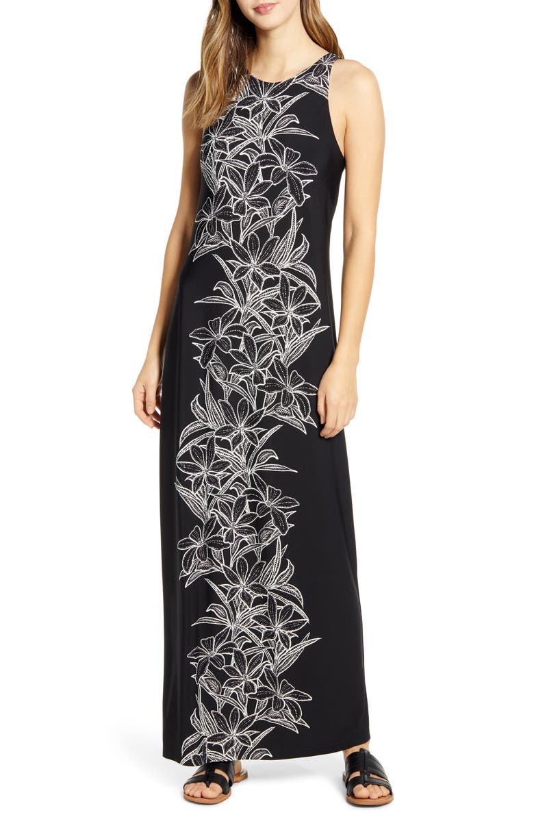 Tommy Bahama Midnight Blooms Maxi Dress, Main, color,