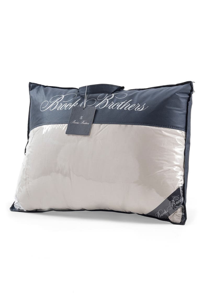 Goose Down Pillow, Alternate, color, SILVER