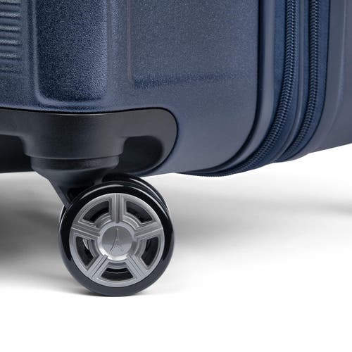 Travelpro Platinum Elite Hardside Expandable Checked- Medium 25-inch Spinner In True Navy Blue