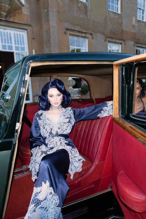 Scarlett Gasque Jayne Robe In Blue