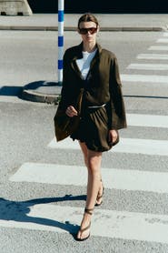 H&M Bubble-hem Skirt