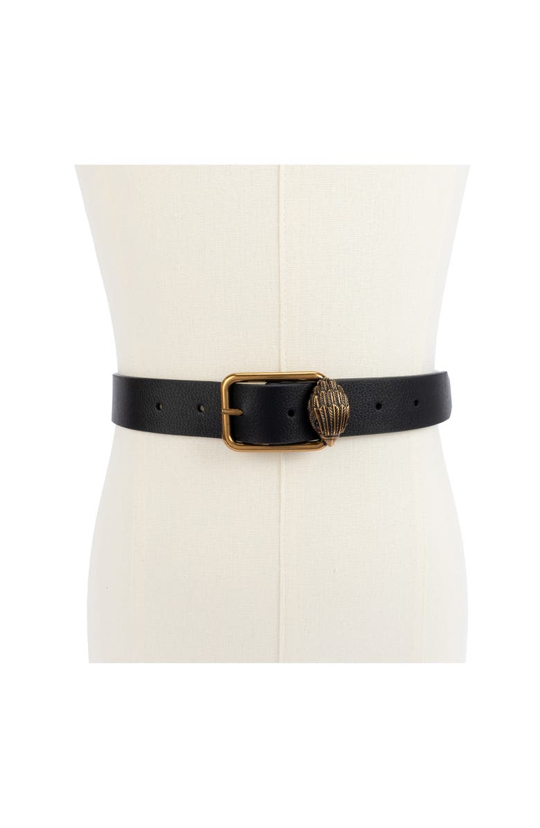 Kurt Geiger London Eagle Leather Belt, Alternate, color, 
