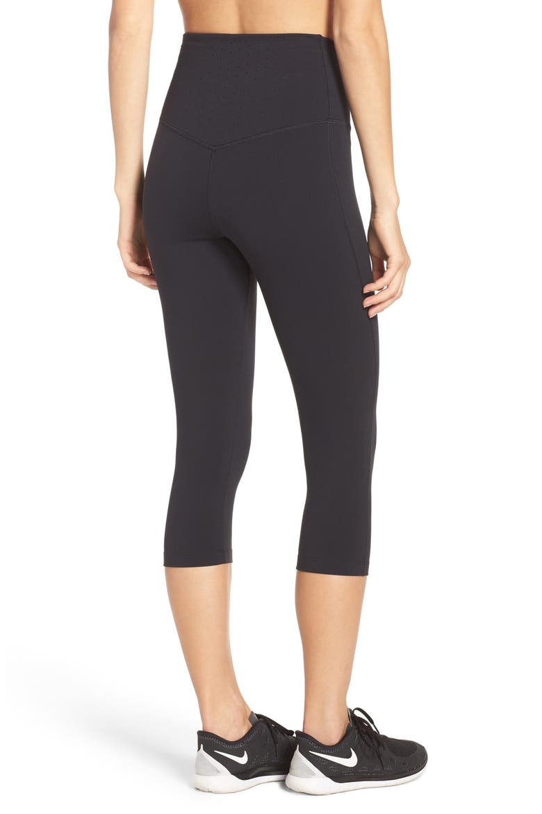 Legendary High Rise Capris, Alternate, color, BLACK/ BLACK
