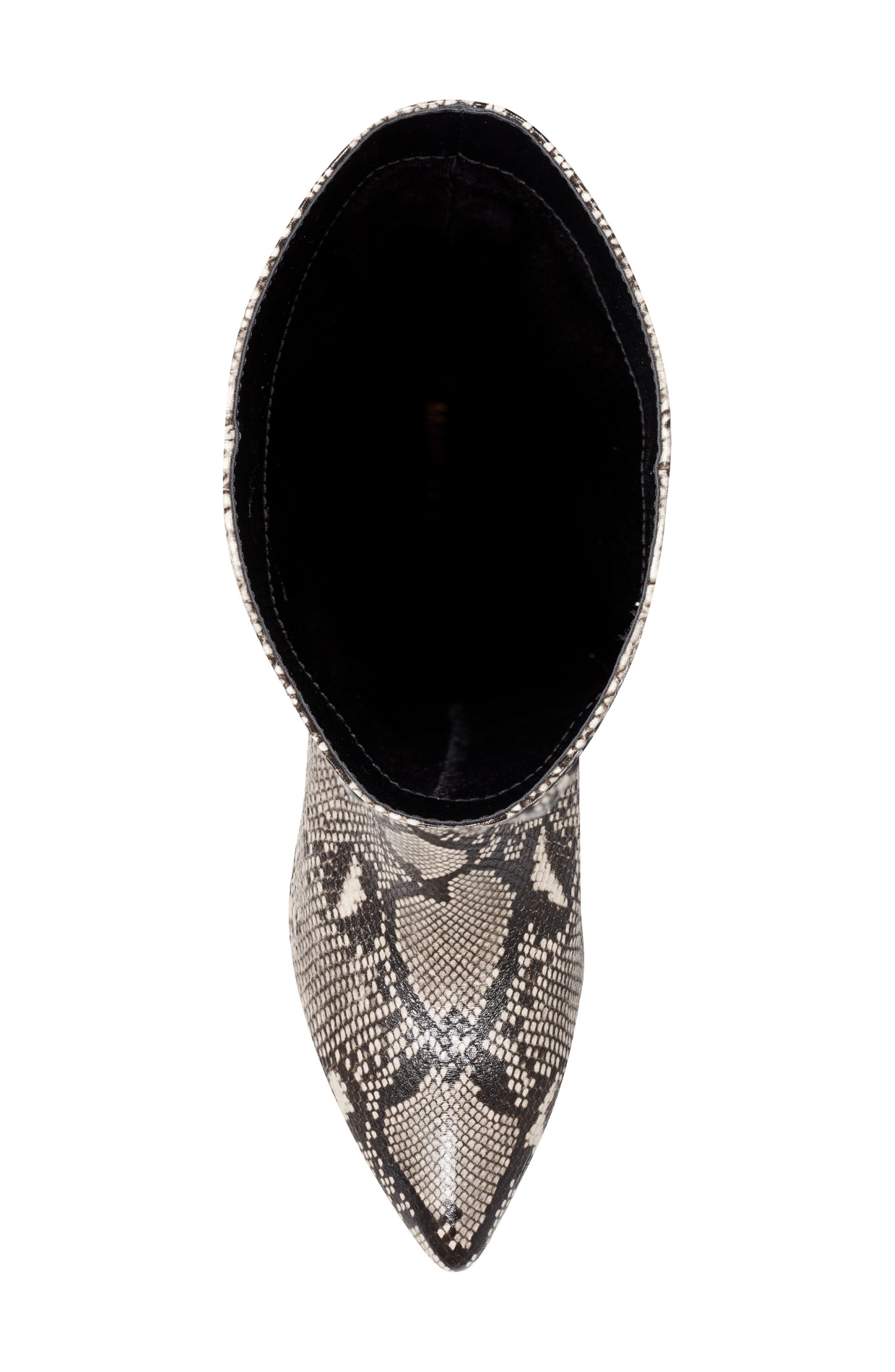 Marc Fisher Pointed Toe Slouch Boot, Alternate, color, Snake Print
