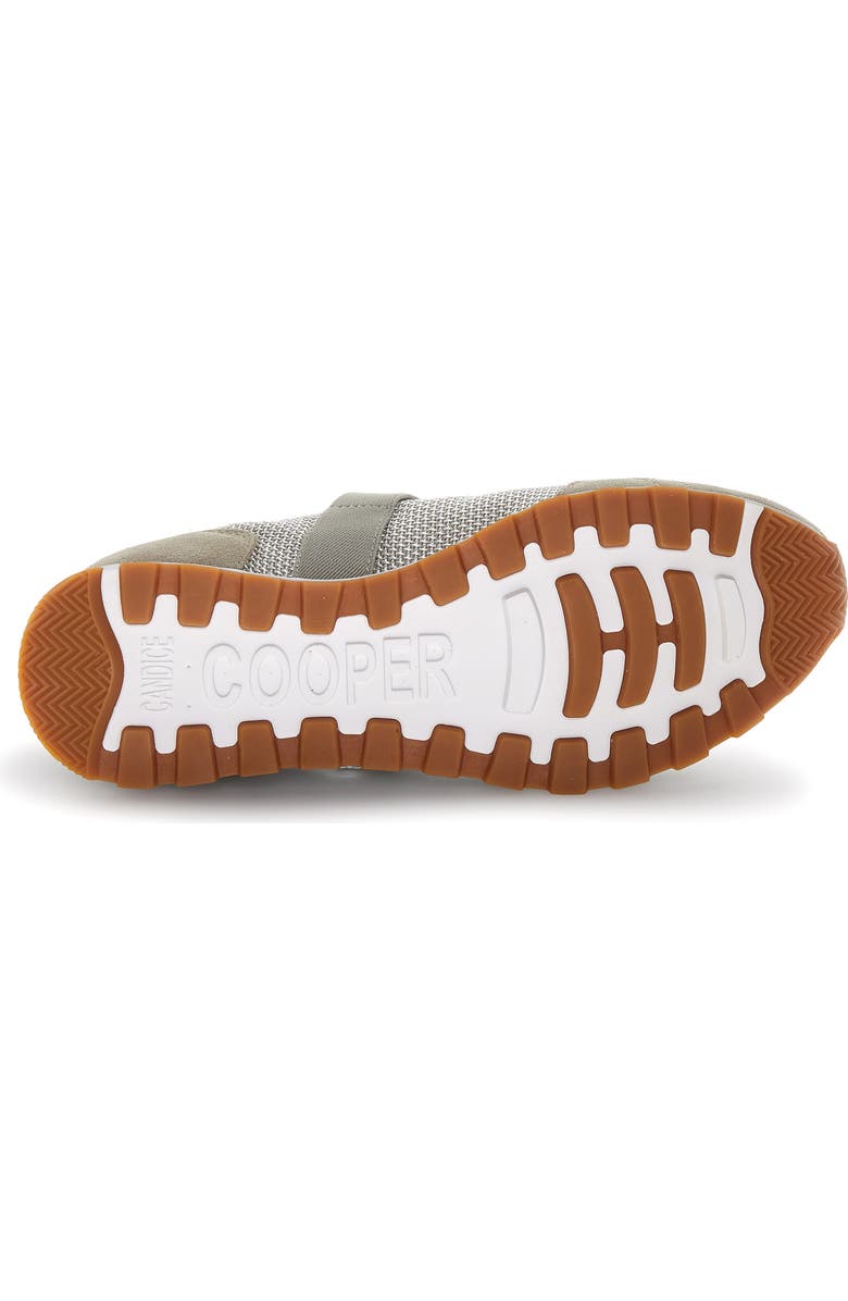 Candice Cooper Plume Mary Jane Sneaker, Alternate, color, Beige Platinum