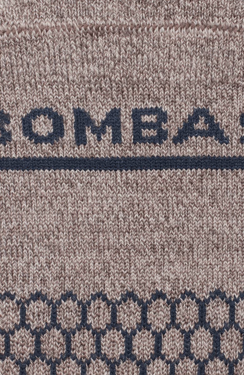 Bombas Marl Merino Wool Blend Crew Socks, Alternate, color, Pepper