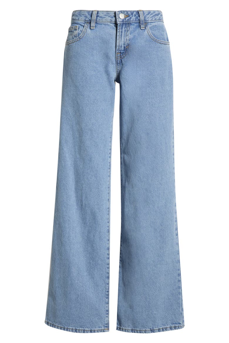 Zoe Low Rise Girlfriend Jeans, Alternate, color, LIGHT INDIGO