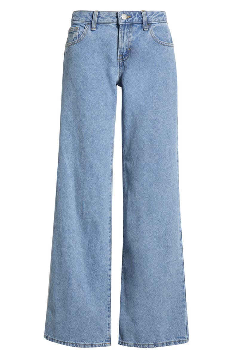 PacSun Zoe Low Rise Girlfriend Jeans, Main, color, Light Indigo