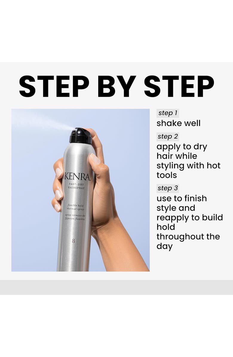 KENRA #8 Fast Dry Hairspray 8 oz, Alternate, color, N/A