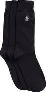 Original Penguin Solid Crew Socks - Pack of 3