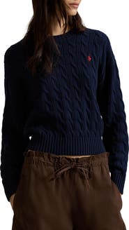 Polo Ralph Lauren Cable Knit Crewneck Sweater