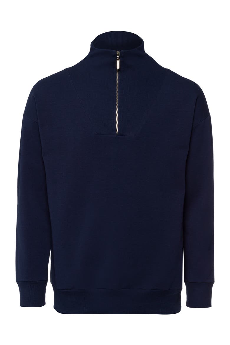Natural Living Organic Cotton French Terry Sweatshirt, Main, color, Deep Navy