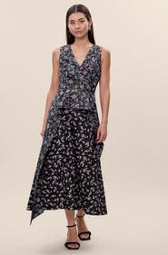 Rebecca Taylor Aurelia Stretch Linen Dress