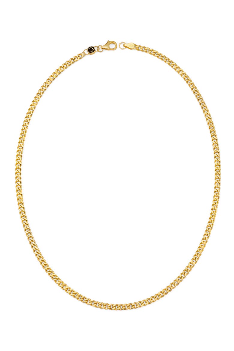 Men's Curb Chain Necklace, Main, color, PEARL/ IVORY