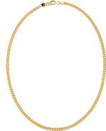 Crislu Men's Curb Chain Necklace