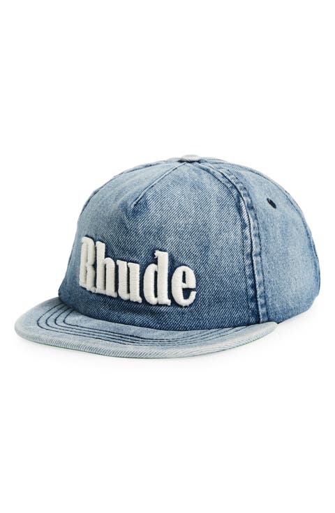 Logo Denim Baseball Cap