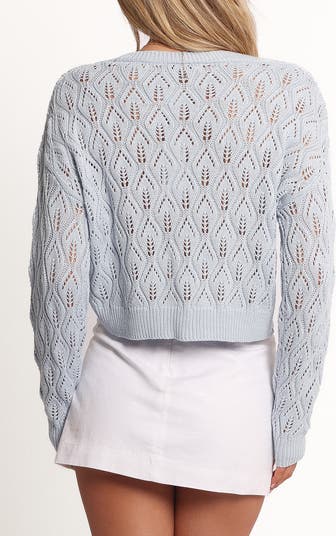 Ellen Openwork Cardigan