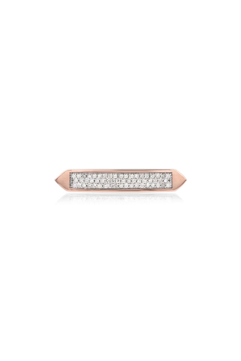 Baja Skinny Diamond Stacking Ring, Alternate, color, ROSE GOLD