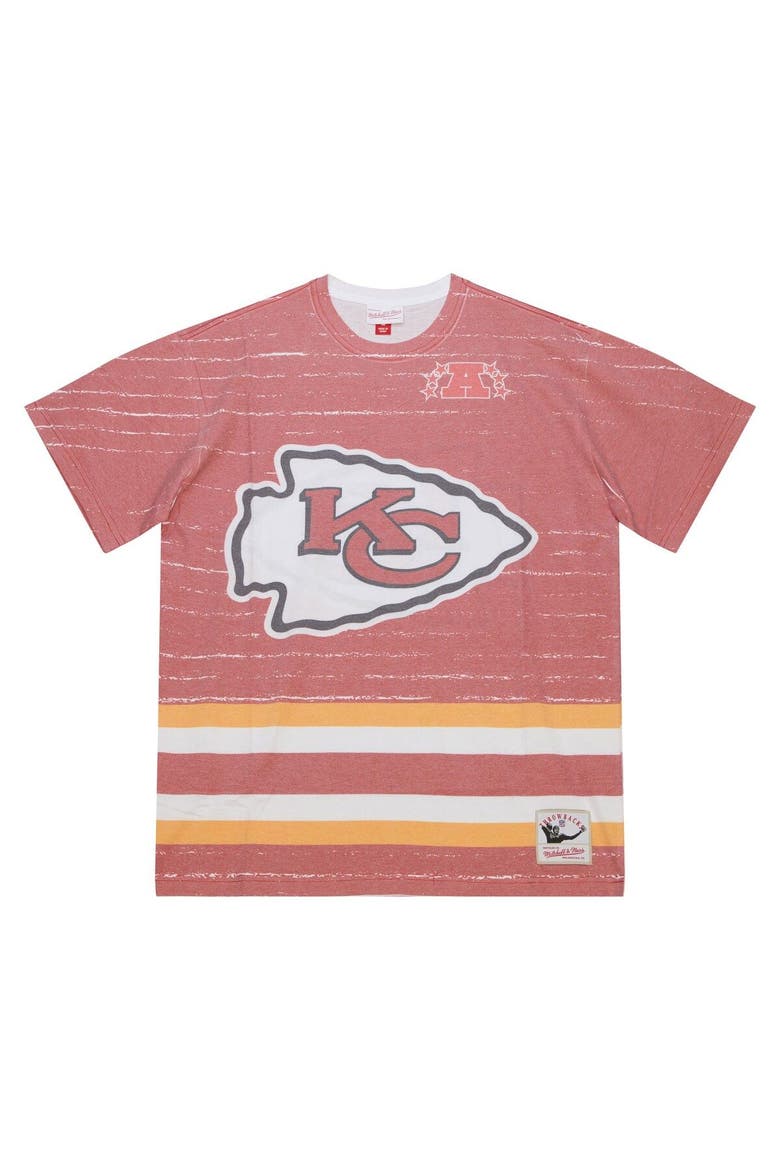 Men's Mitchell & Ness Red Kansas City Chiefs Jumbotron 3.0 T-Shirt, Alternate, color, Red