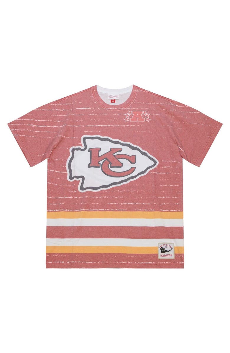 Mitchell & Ness Men's Mitchell & Ness Red Kansas City Chiefs Jumbotron 3.0 T-Shirt, Alternate, color, Red