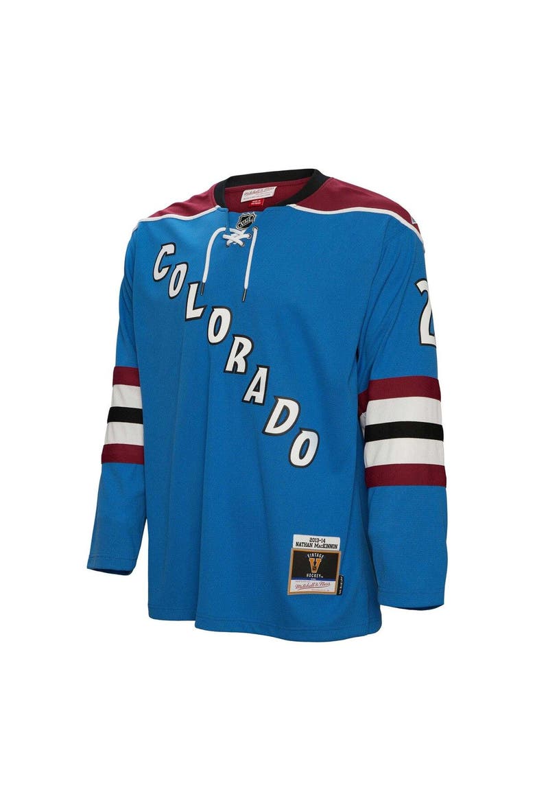 Men's Mitchell & Ness Nathan MacKinnon Blue Colorado Avalanche Big & Tall 2013 Blue Line Player Jersey, Alternate, color, Blue