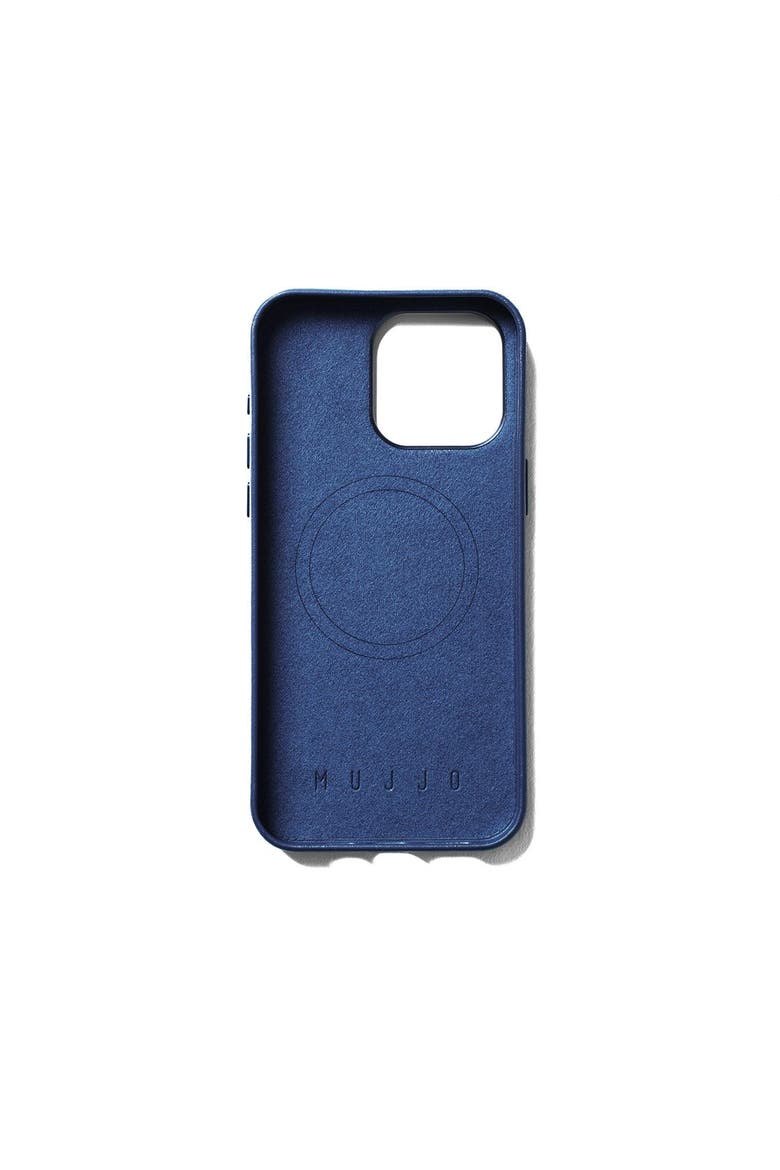 Full Leather Wallet Case for iPhone 15 Pro Max, Alternate, color, Monaco Blue