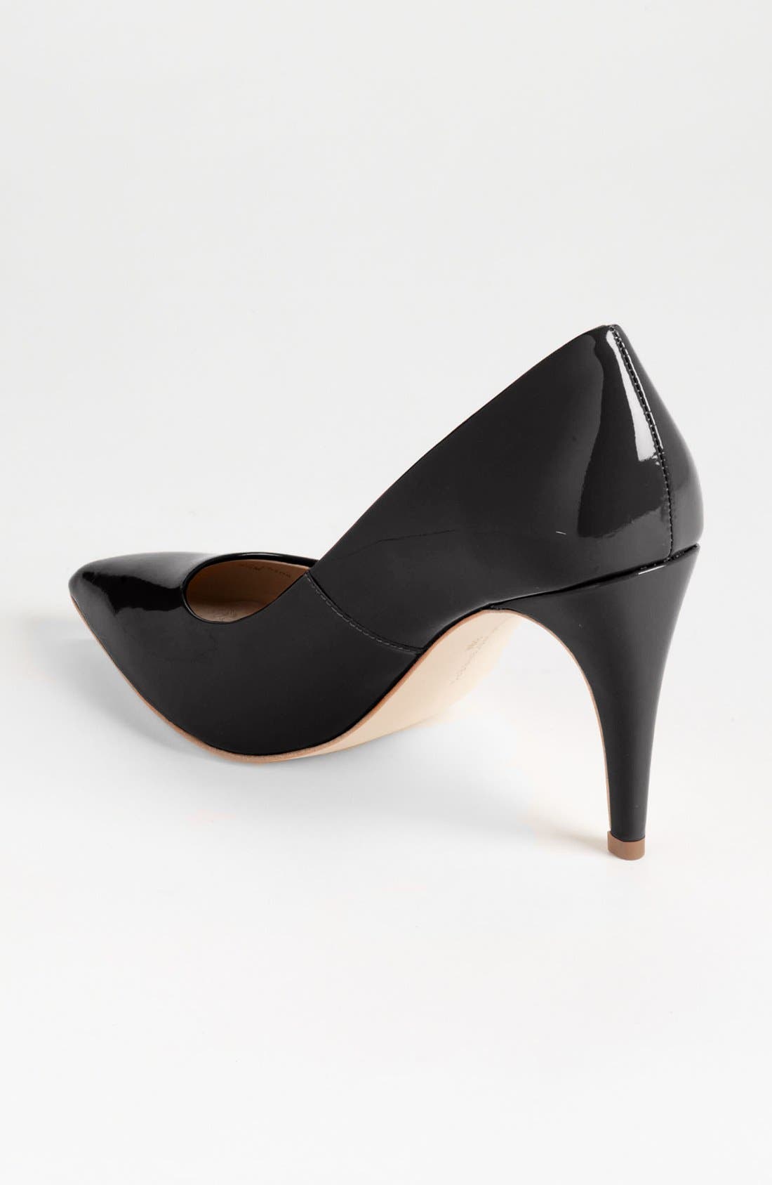'Anette' Pump, Alternate, color, BLACK PATENT