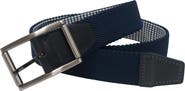 BOCONI Reversible Elastic Braid Feather Edge Belt