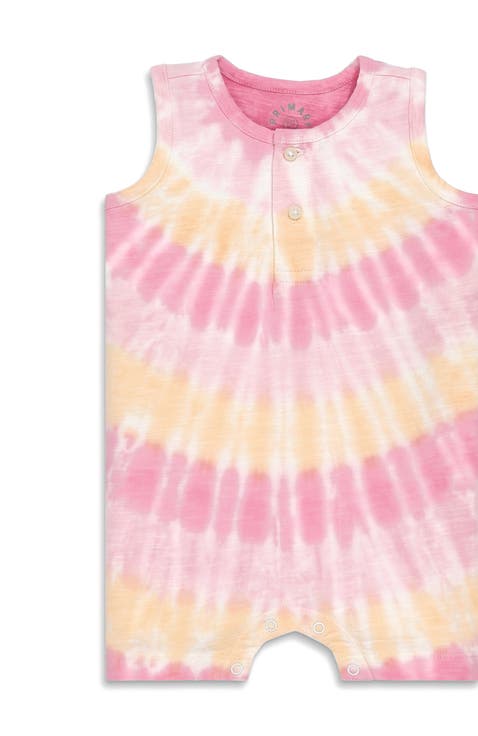 Baby Tank Shortie In Tie-Dye