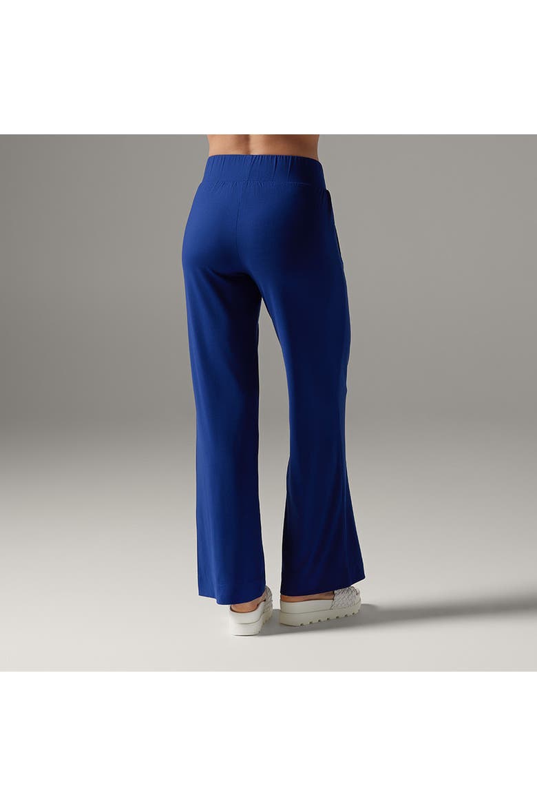 Brushed Tec Knit Wide Leg Pant, Alternate, color, DEEP NAVY