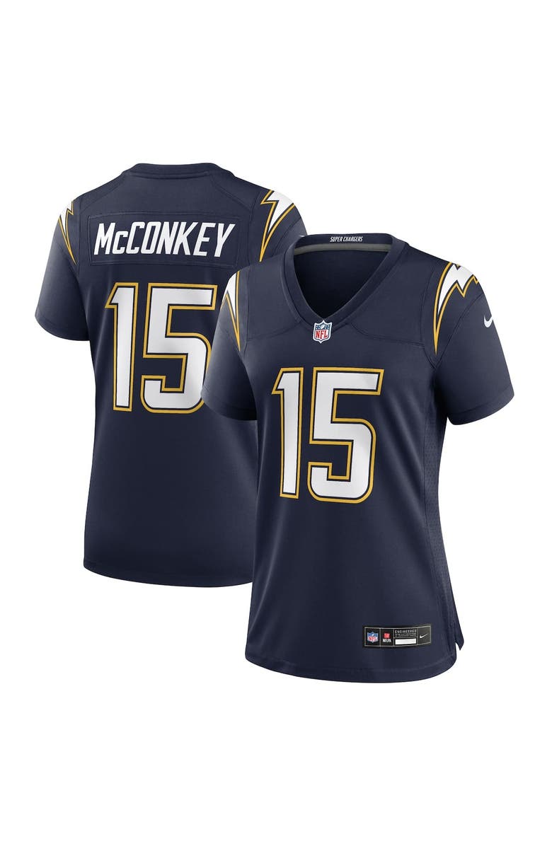 Nike Women's Nike Ladd McConkey Navy Los Angeles Chargers Alternate Super Chargers Game Jersey, Main, color, Navy