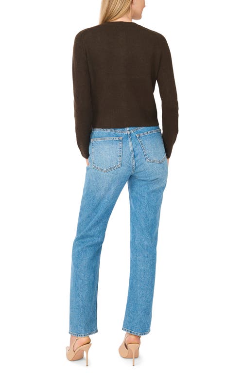 Ted Baker Saddle Shoulder Cardigan In Brown