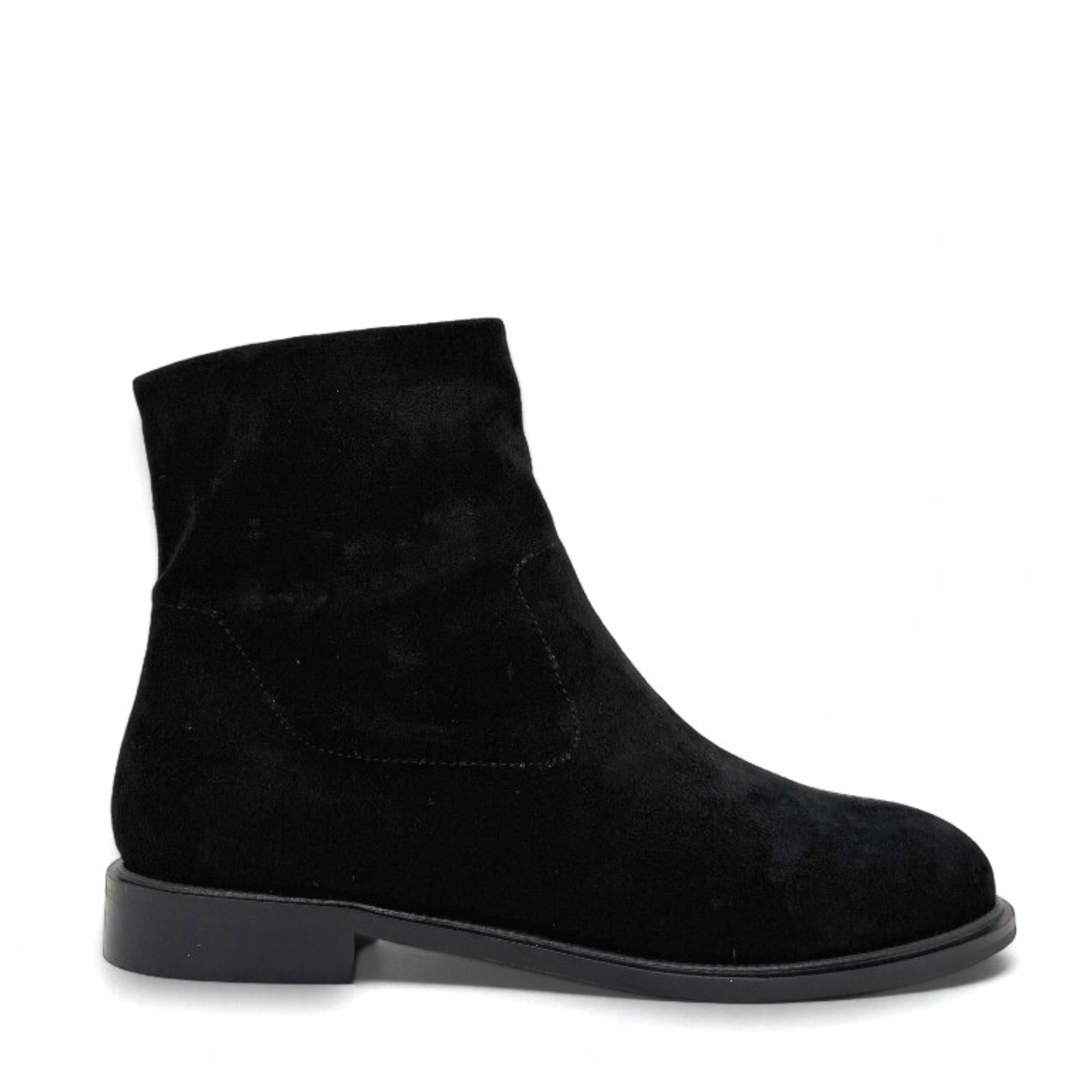 Amie Rafa Flacco Suede Boots, Main, color, Black
