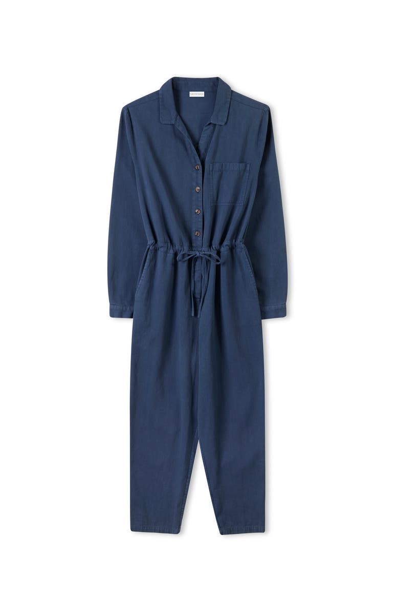 Celtic & Co. Twill Long Sleeve Jumpsuit, Alternate, color,