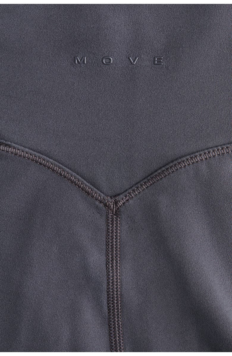 H&M Sports leggings with softmove, Alternate, color, Dark Gray