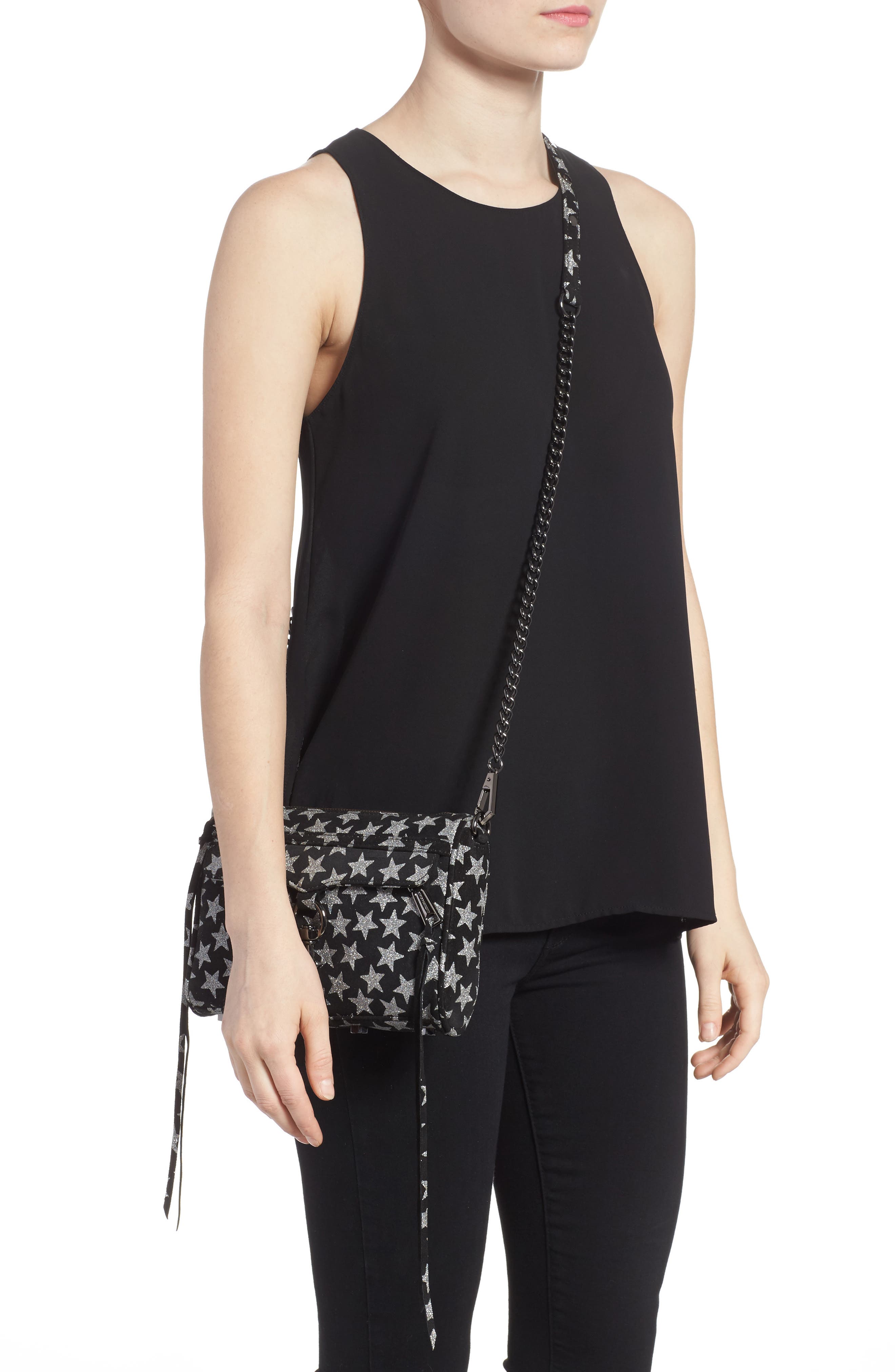 Rebecca Minkoff Mini MAC Convertible Crossbody Bag, Alternate, color, 