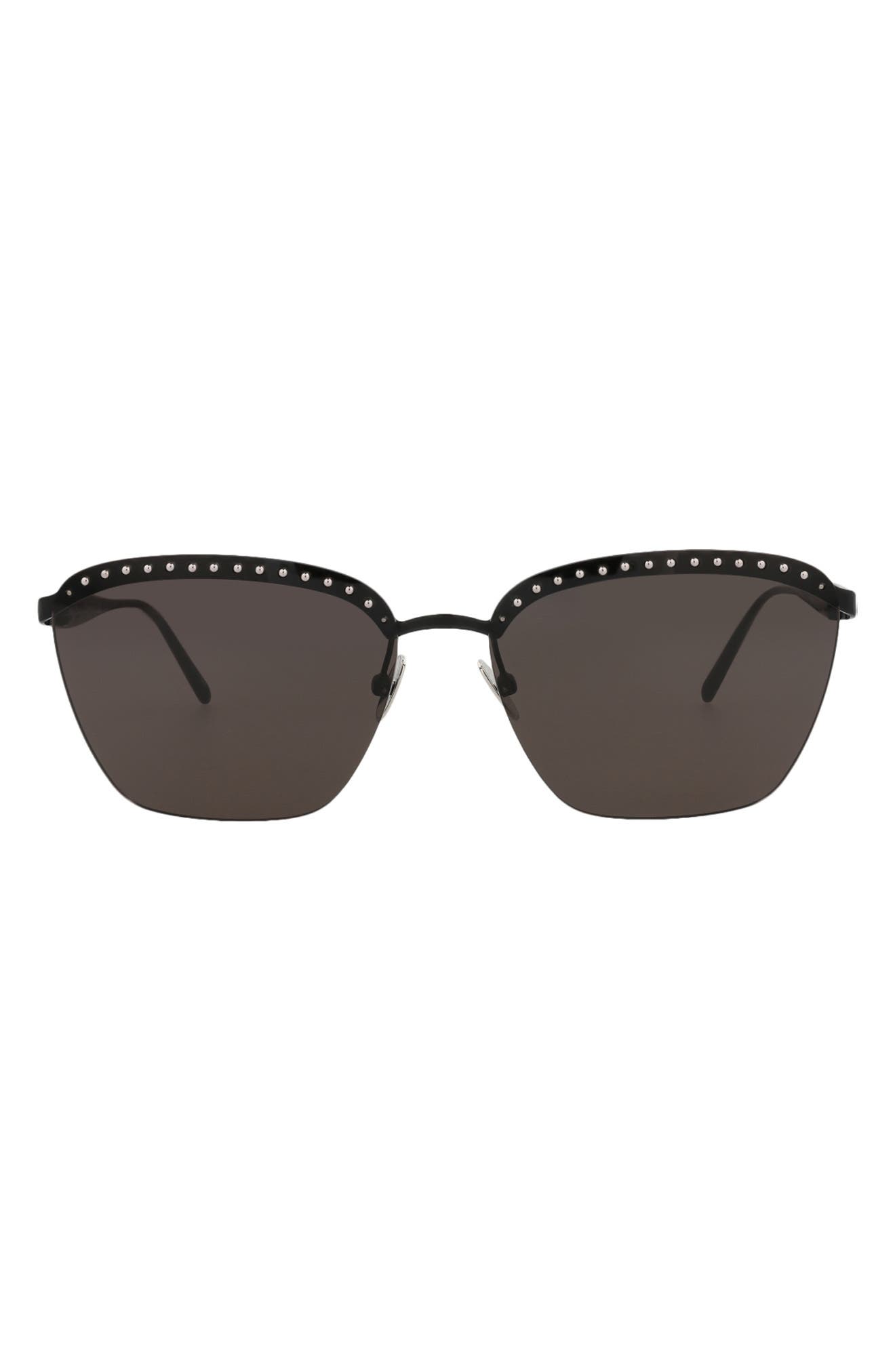 Alaïa 59mm Rectangular Sunglasses