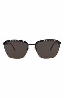 Alaïa 59mm Rectangular Sunglasses
