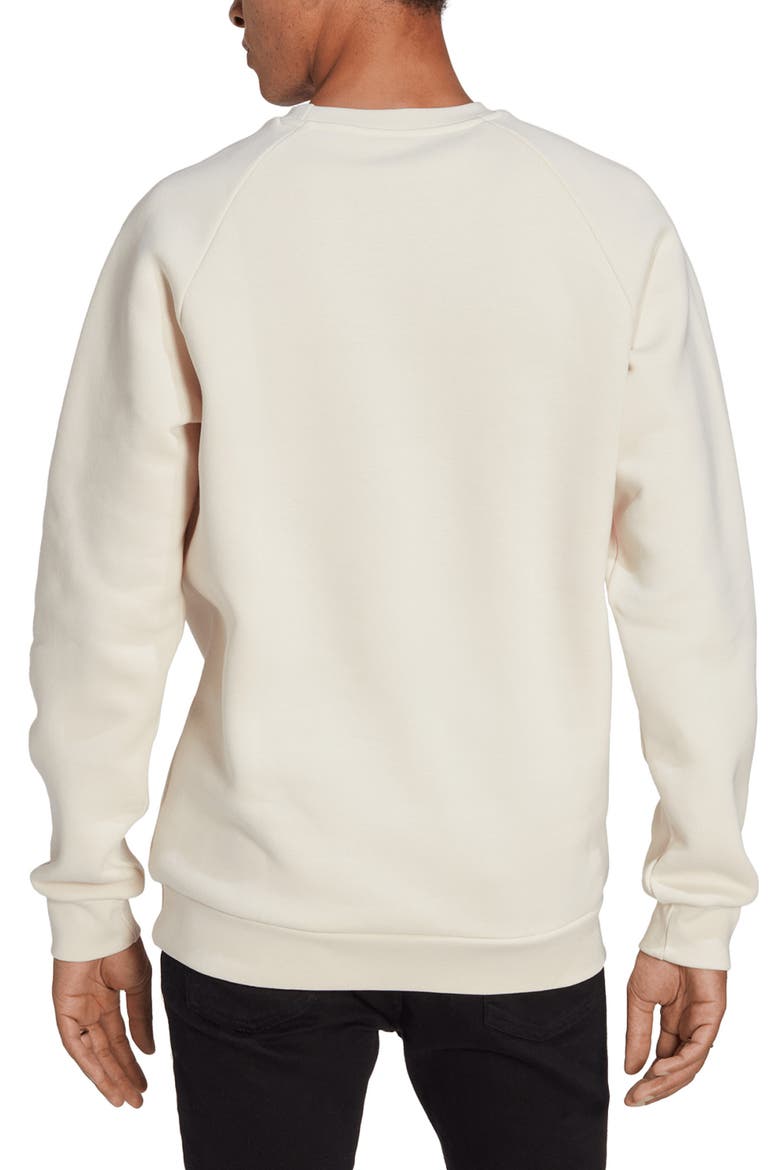 Essentials Crewneck Sweatshirt, Alternate, color, WONDER WHITE